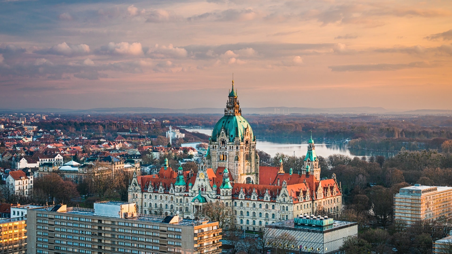 Rathaus in Hannover, Deutschland